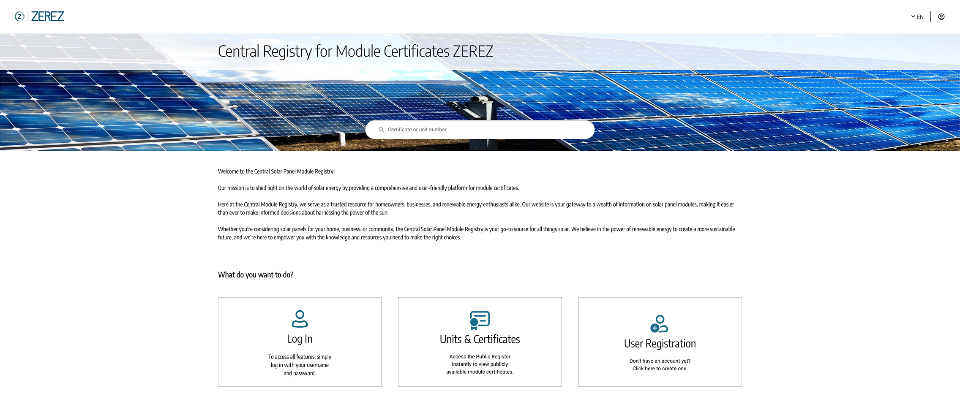 Ausgangspunkt: Platzhalterbild für die ZEREZ Landing Page