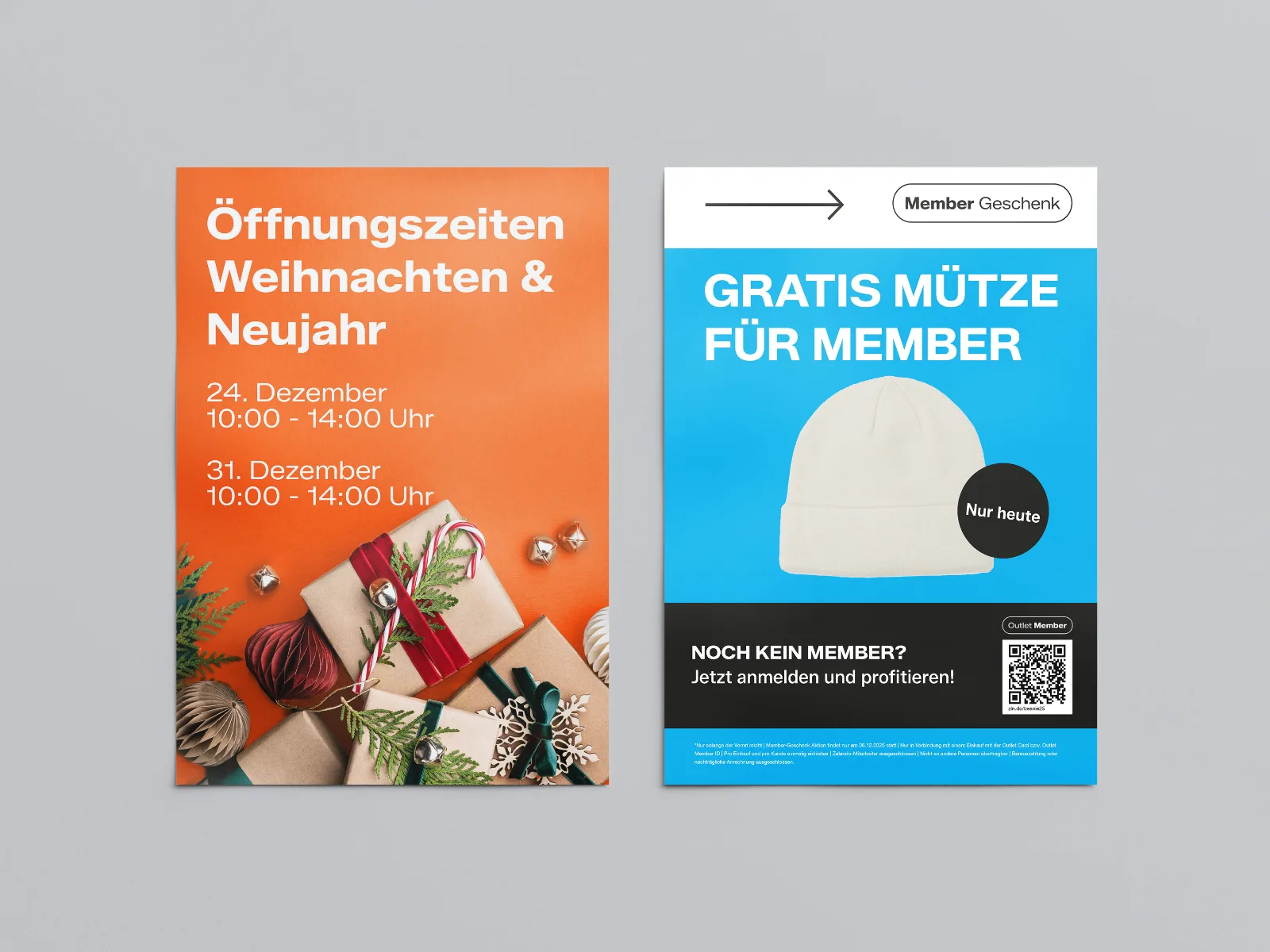 Aufsteller im Store mit neuer Kampagne